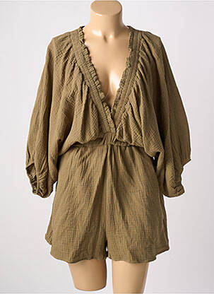 Salopetă scurtă verde KILKY femeie