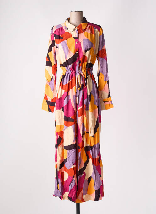 Rochie lungă portocaliu GRACE & MILA femeie