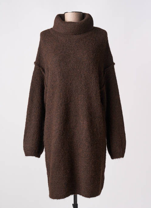 Rochie pulover maro KILKY femeie