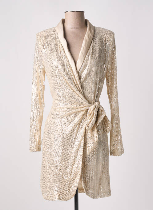 Rochie scurtă bej KILKY femeie