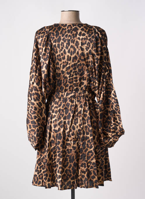 Rochie scurtă maro KILKY femeie