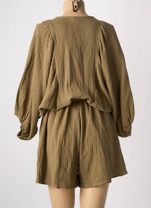 Salopetă scurtă verde KILKY femeie