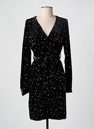Rochie scurtă mâneci lungi mâneci lungi negru KILKY femeie