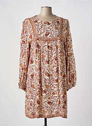 Rochie midi bej GRACE & MILA femeie