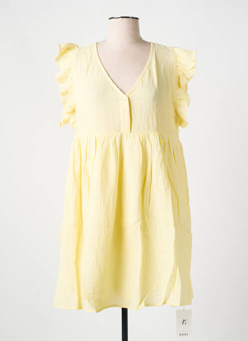 Rochie scurtă galben KILKY femeie