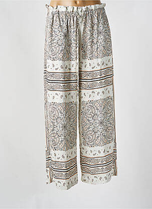 Pantalon larg alb KILKY femeie