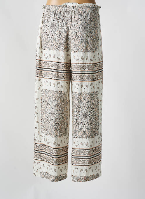 Pantalon larg alb KILKY femeie