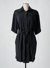 Rochie scurtă mâneci scurte mâneci scurte negru ANNAHPA femme