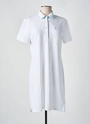 Rochie midi mâneci scurte mâneci scurte alb VICOMTE ARTHUR femeie