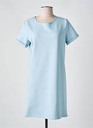 Rochie scurtă mâneci scurte mâneci scurte albastru LA GENTLE FACTORY femeie