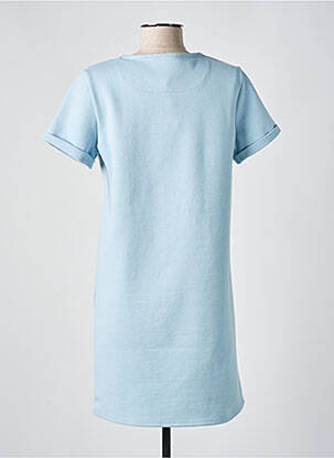Rochie scurtă mâneci scurte mâneci scurte albastru LA GENTLE FACTORY femeie