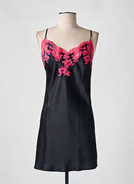 Nuisetă/combinetă efect material satinat negru MARJOLAINE femme
