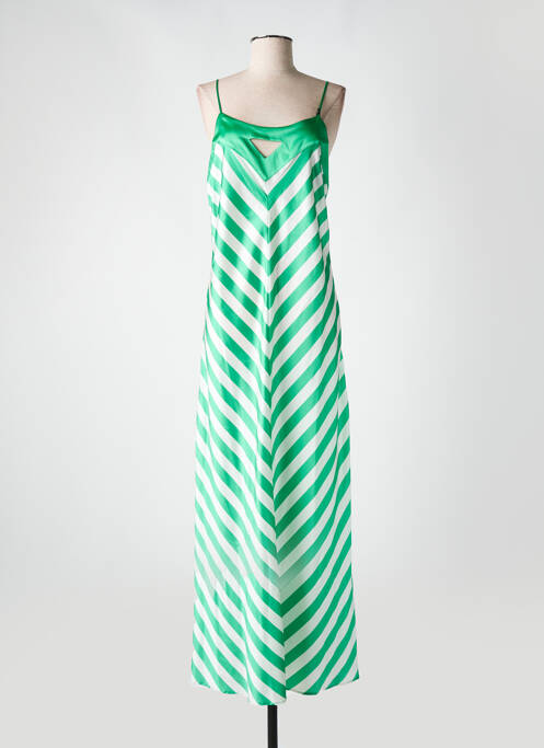 Rochie lungă verde MARJOLAINE femeie