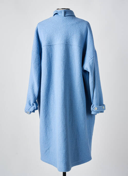 Palton lung albastru ANNAHPA femeie