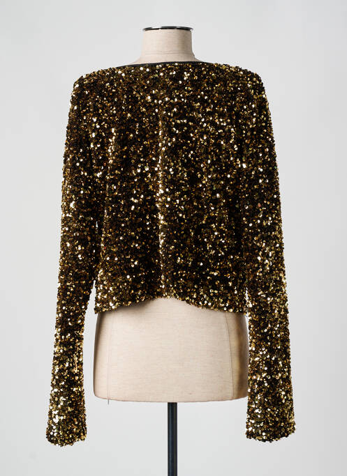 Jachete elegante auriu ANNAHPA femeie