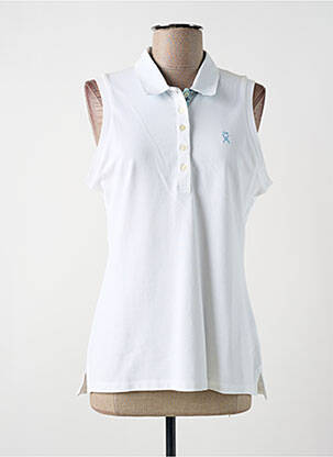 Polo alb VICOMTEA femeie