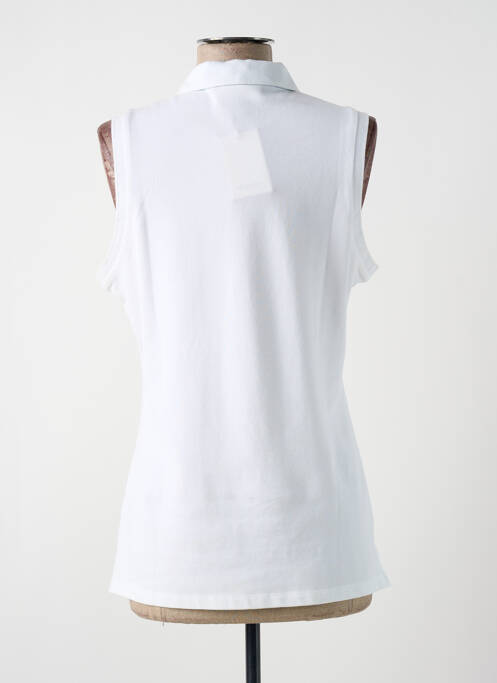 Polo alb VICOMTEA femeie