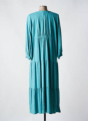 Rochie lungă mâneci lungi mâneci lungi verde ANNAHPA femeie