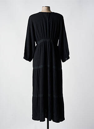 Rochie lungă mâneci lungi mâneci lungi negru ANNAHPA femeie