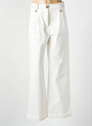 Pantalon larg bej ANNAHPA femeie