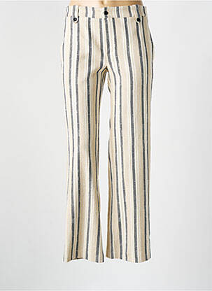 Pantalon drept bej ANNAHPA femeie