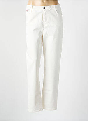 Blugi cu croială slim bej LE GENTLE FACTORY femeie