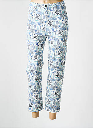 Pantalon 7/8 talie înaltă talie înaltă albastru VICOMTE ARTHUR femeie