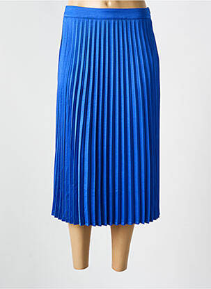 Fustă midi albastru FRIME femeie