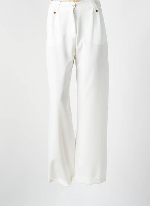 Pantalon larg bej ANNAHPA femeie