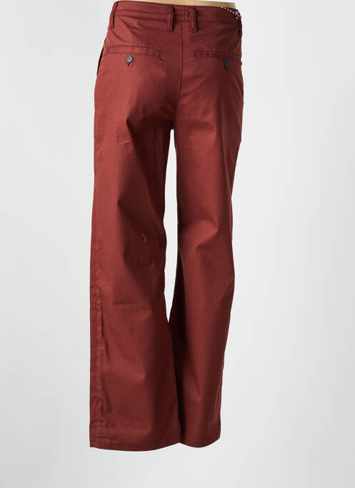 Pantalon chino țesătură poplin mărime normală portocaliu LE GENTLE FACTORY femme