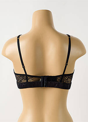 Sutien efect material satinat top bentiță negru LOVE STORIES femeie