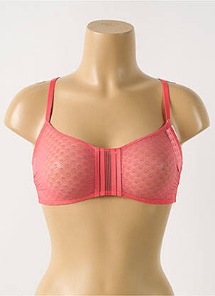 Sutien fără armatură top sutien tip racerback roz SIMONE X SIMONE PÉRÈLE femeie