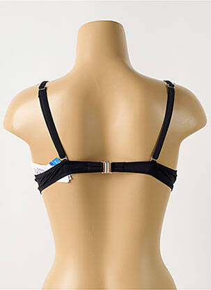 Sutien de costum de baie elasticitate top sutien push-up negru ANTIGEL femeie