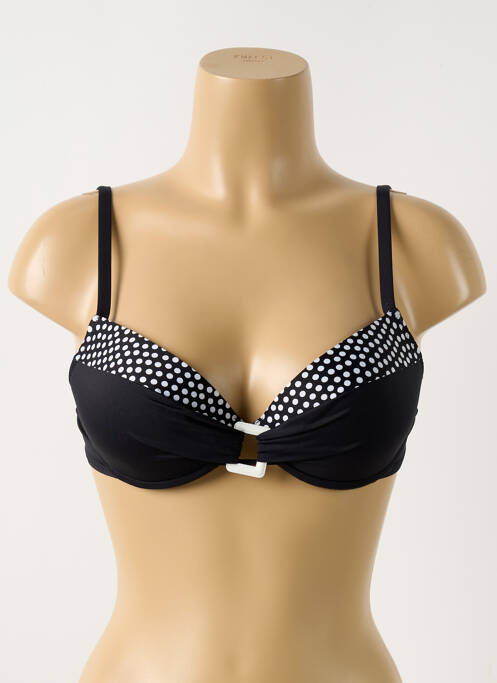 Sutien de costum de baie negru ANTIGEL femeie