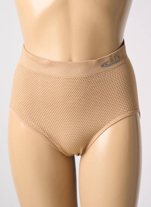 Chilot cu talie înaltă bej STV femeie