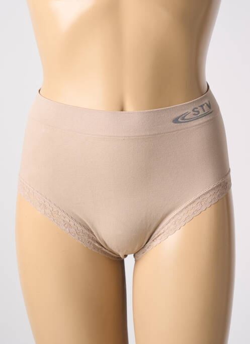 Chilot cu talie înaltă bej STV femeie