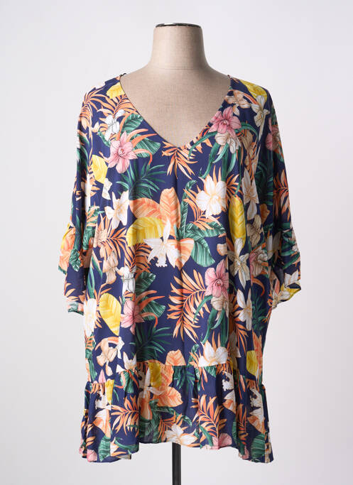 Tunică mâneci scurte albastru ROSA FAIA femeie