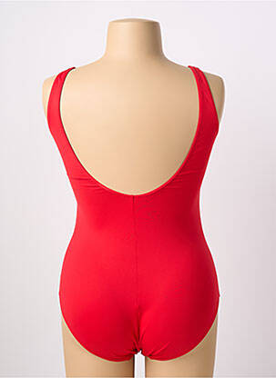 Costum de baie dintr-o singură piesă elasticitate top sutien modelat roșu SUN PLAYA femeie