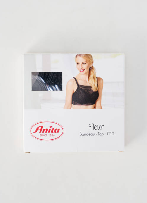 Sutien fără armatură top bentiță negru ANITA femme