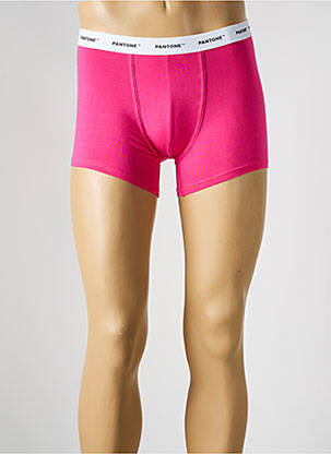 Boxer elasticitate roz PANTONE TM bărbat