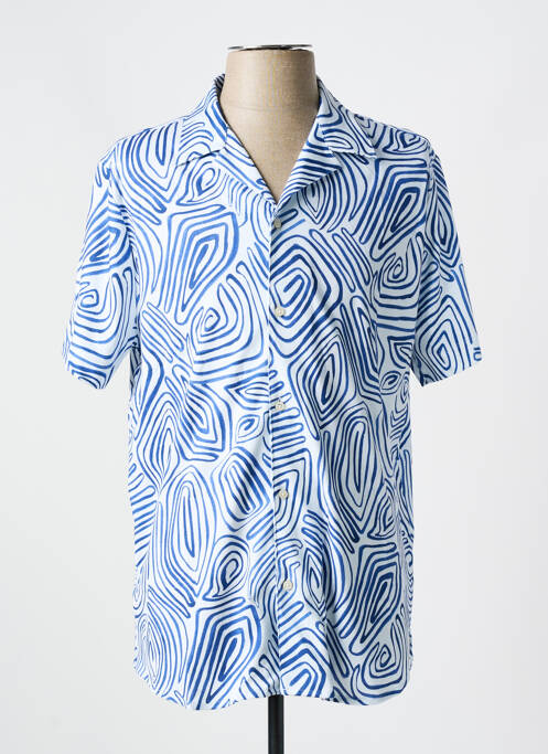 Cămașă cu mâneci scurte albastru deschis DESOTO bărbat