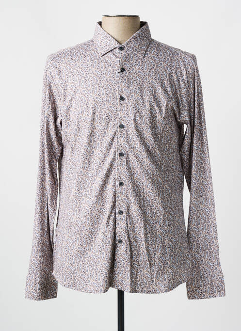 Cămașă cu mâneci lungi bej DESOTO bărbat