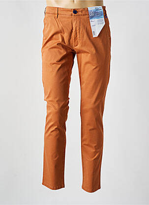 Pantalon chino bio mărime normală portocalie M5 BY MEYER bărbat