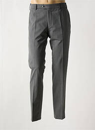 Pantalon chino închidere cu fermoar sub clapetă cu cârlig mărime normală gri MEYER homme