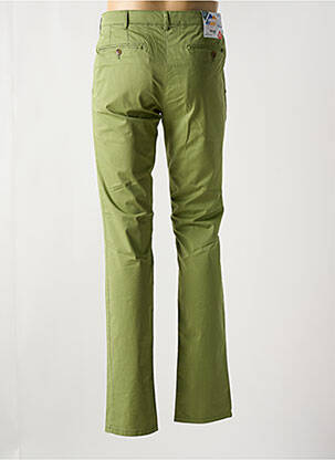 Pantalon chino elasticitate mărime normală verde MEYER bărbat