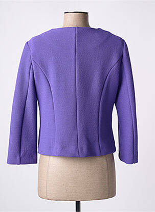 Jachete casual guler rotund violet EMME M femeie