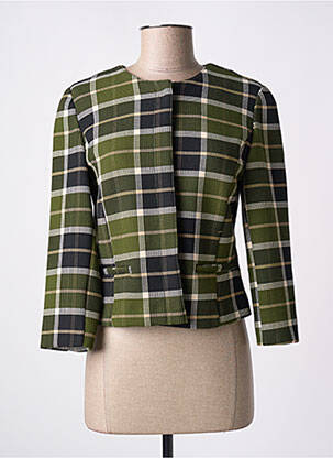 Jachete casual guler rotund verde EMME M femeie