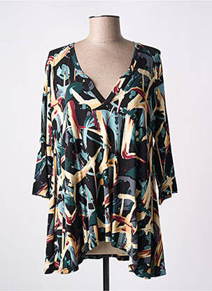 Tunică mâneci lungi verde KAKIE femeie