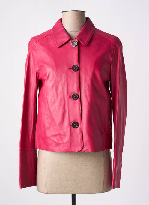 Geci din piele ecologică roz OAKWOOD femeie