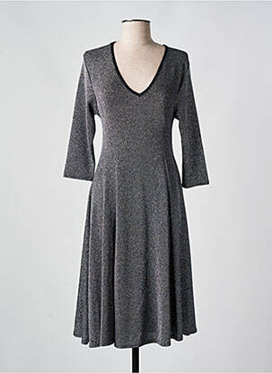 Rochie midi argintiu VIRGINIA KEY femeie